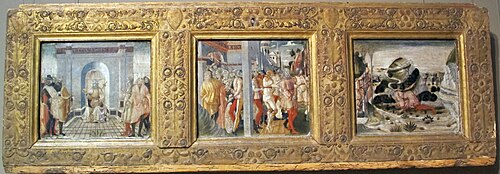 Scenes from the Life of King Nebuchadnezzar, 1489, Nicola di Maestro Antonio d'An