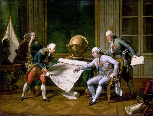 Louis XVI donnant des instructions à La Pérouse, 29 juin 1785, 1817, Nicolas-André Monsiau