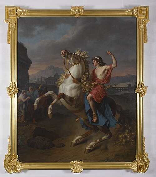 Alexandre domptant Bucéphale, , Nicolas-André Monsiau