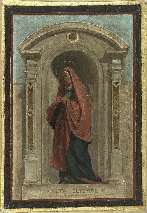 Esquisse pour l'église Notre-Dame-de-Bonne-Nouvelle : Sainte Elisabeth, 1840, Nicolas-Auguste Hesse
