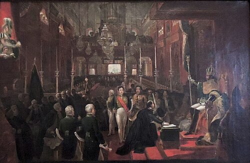 Study for the Consecration of Dom Pedro I, 1828, Nicolas Antoine Taunay