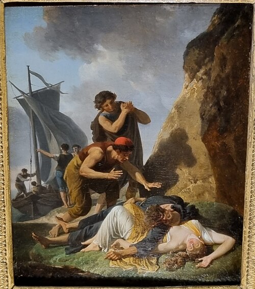 Les naufragés, , Nicolas Antoine Taunay