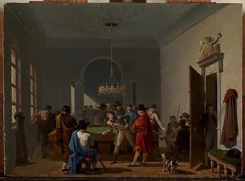 The Billiard Room, , Nicolas Antoine Taunay