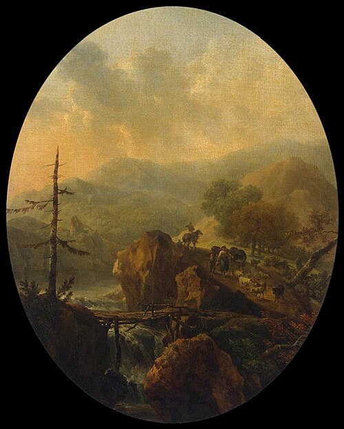 Mountain Landscape, 1776, Nicolas Antoine Taunay