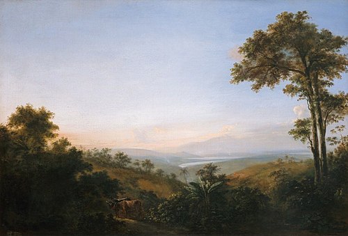 View of the Road of Quebra Chángala in the Alto da Boa Vista, 1816, Nicolas Antoine Taunay