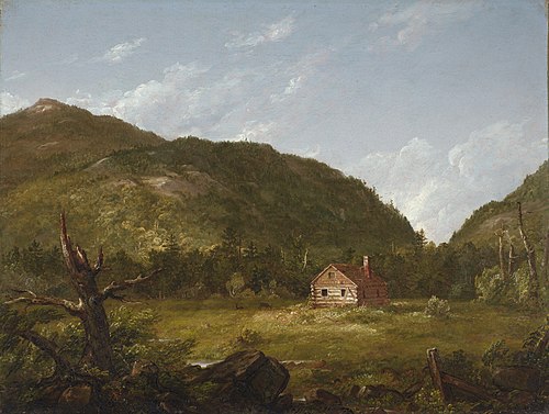 House, Mount Desert, Maine, 1844, Thomas Cole