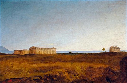 Ruins of Paestum, 1832, Thomas Cole