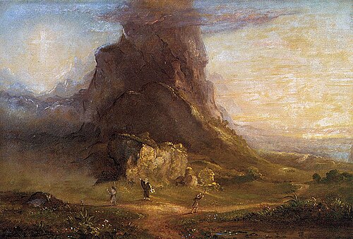 The Cross and the World Study, 1846, Thomas Cole