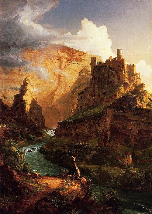 Valley of the Vaucluse, 1841, Thomas Cole