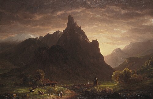 In the Simmental, Switzerland, 1843, Thomas Cole