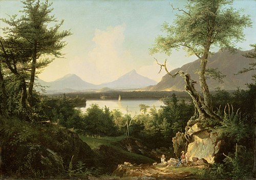 Lake Winnepesaukee, 1827, Thomas Cole
