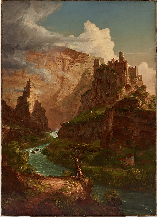 La Fontaine de Vaucluse, 1841, Thomas Cole