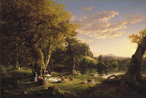 The Pic-Nic, 1846, Thomas Cole