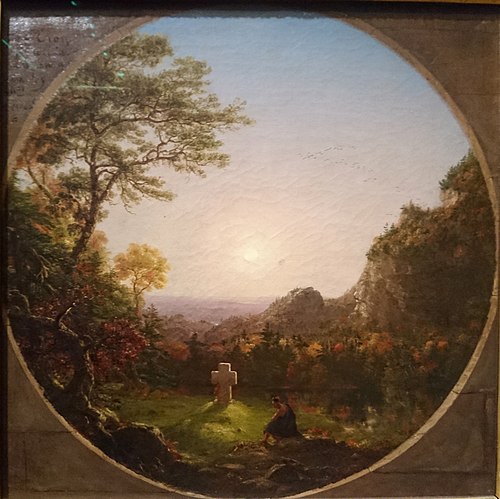 La Croix dans la solitude, 1845, Thomas Cole