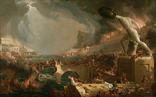 The Course of Empire: Destruction, 1836, Thomas Cole