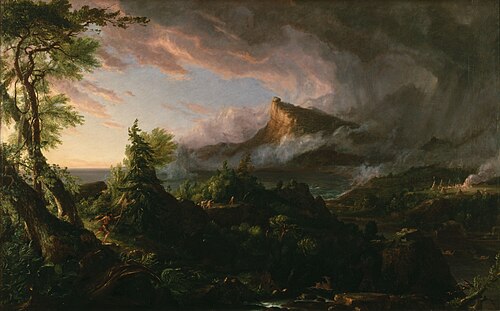 The Course of Empire: The Savage State, 1836, Thomas Cole