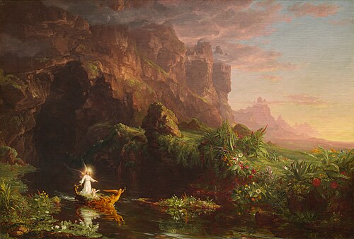 Le Voyage de la vie : enfance, 1842, Thomas Cole