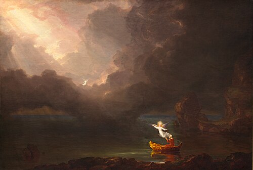 Le Voyage de la vie : Vieillesse, 1842, Thomas Cole