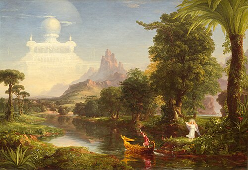 Le Voyage de la vie : jeunesse, 1842, Thomas Cole
