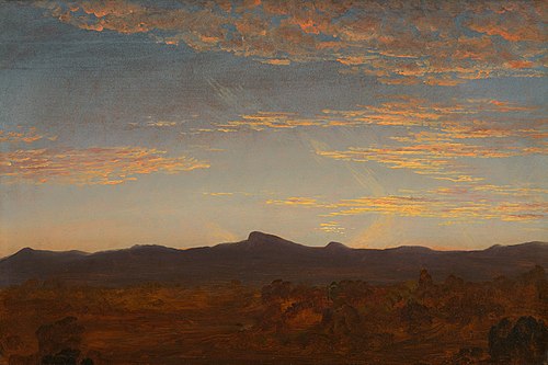 Étude pour "Catskill Creek", 1844, Thomas Cole