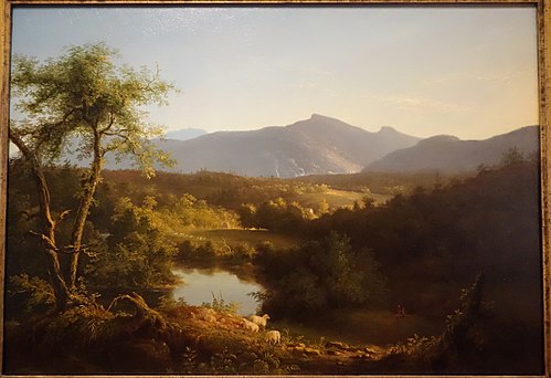 Vue près du village de Catskill, 1827, Thomas Cole