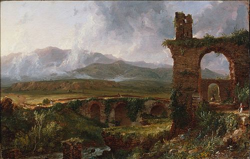 A View near Tivoli (Morning), 1832, Thomas Cole