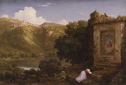 II Penseroso, 1845, Thomas Cole