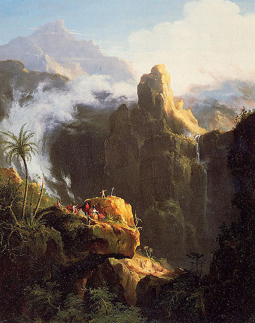 Paysage : Saint Jean dans la nature, 1827, Thomas Cole