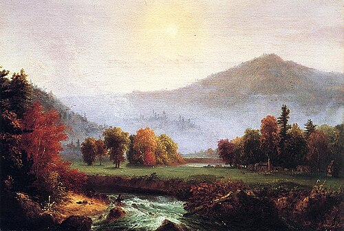 Morning Mist Rising In Plymouth, New Hampshire, 1830, Thomas Cole