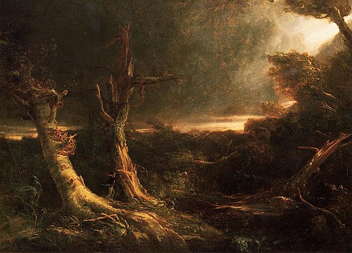 Tornado, 1835, Thomas Cole