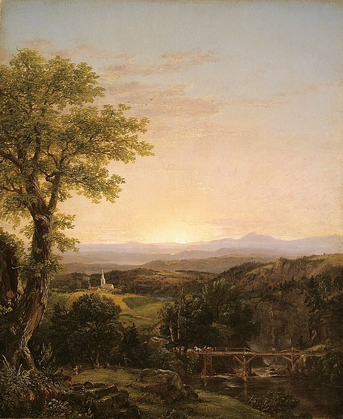 Paysage de Nouvelle Angleterre, 1839, Thomas Cole