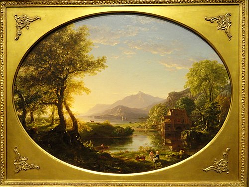 Le Moulin, coucher de soleil, 1844, Thomas Cole