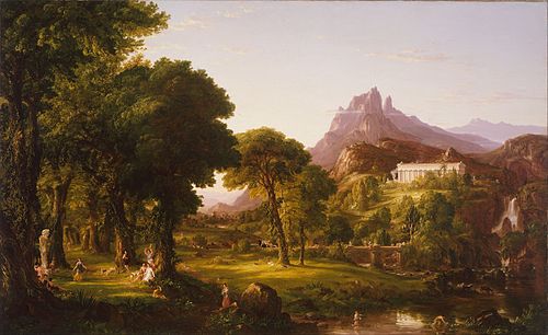 Rêve d'Arcadie, 1838, Thomas Cole