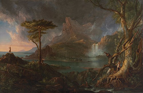 Un paysage sauvage, 1831, Thomas Cole