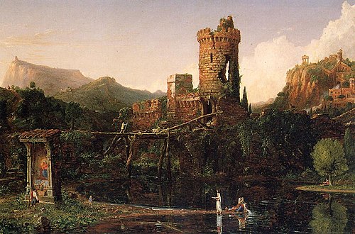 Paysage italien, 1831, Thomas Cole