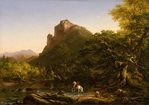 The Mountain Ford, 1846, Thomas Cole