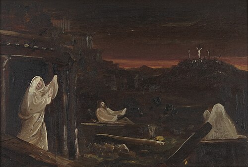 Dead Rising from Tombs, 1848, Thomas Cole