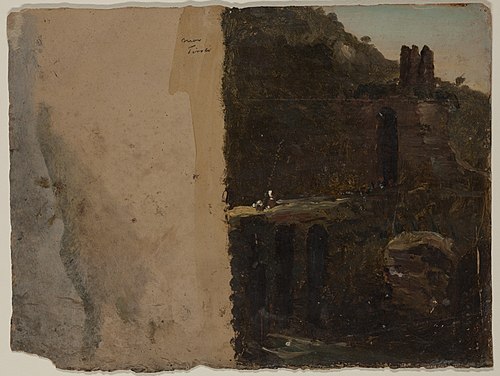 Arch of Nero, Tivoli, 1832, Thomas Cole
