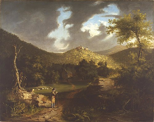 View of Fort Putnam, 1825, Thomas Cole