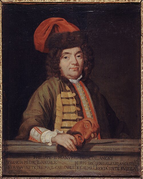 Portrait d'Emmanuel de Coulanges (1633-1716), épistolier et chansonnier, 1690, Nicolas Colombel