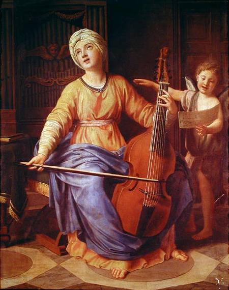 Saint Cecilia, 1694, Nicolas Colombel