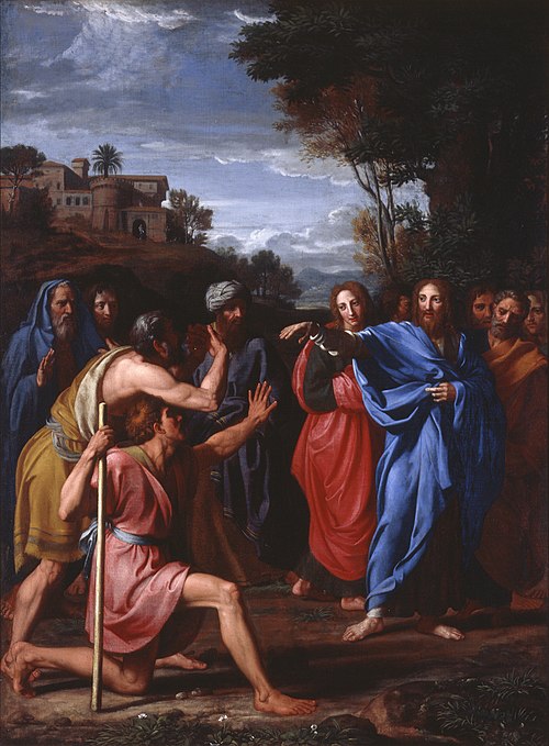 Christ Healing the Blind, 1682, Nicolas Colombel
