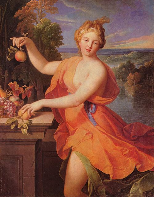 Portrait of a Lady as Pomona, 1700, Nicolas Fouché
