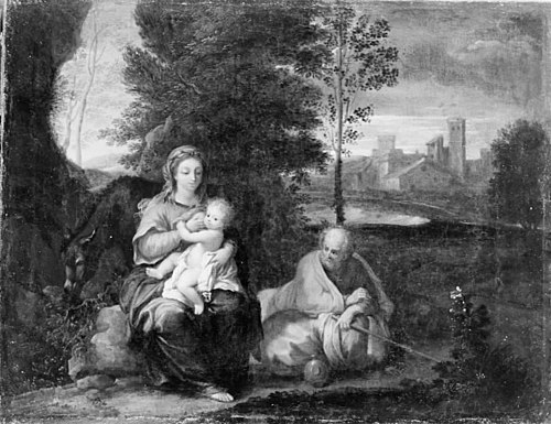 The Rest on the Fligth into Egypt, 1659, Nicolas Loir