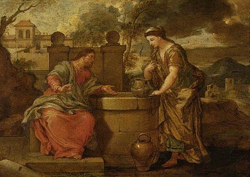 Christ and the woman of Samaria, , Nicolas Loir