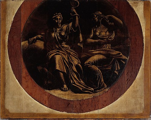 La Prudence et la Tempérance, 1660, Nicolas Loir