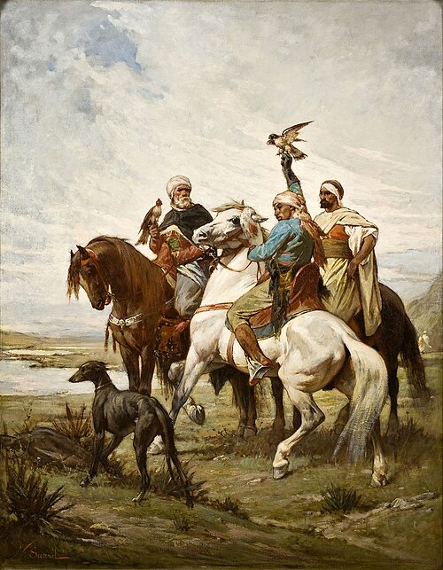 La chasse au faucon, , Nicolas Sicard