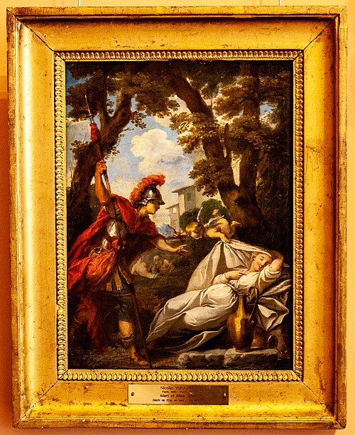 Mars et Rhéa Sylvia, 1724, Nicolas Vleughels