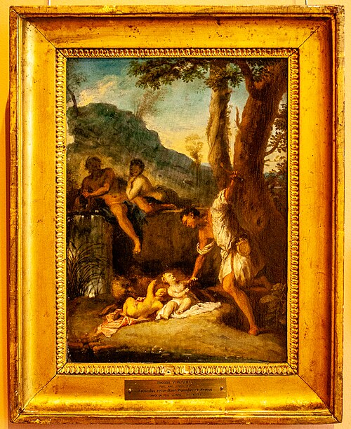 Faustulus recueillant Romus et Remulus, 1724, Nicolas Vleughels