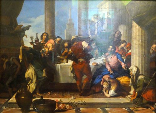 The Banquet at Simon, 1727, Nicolas Vleughels